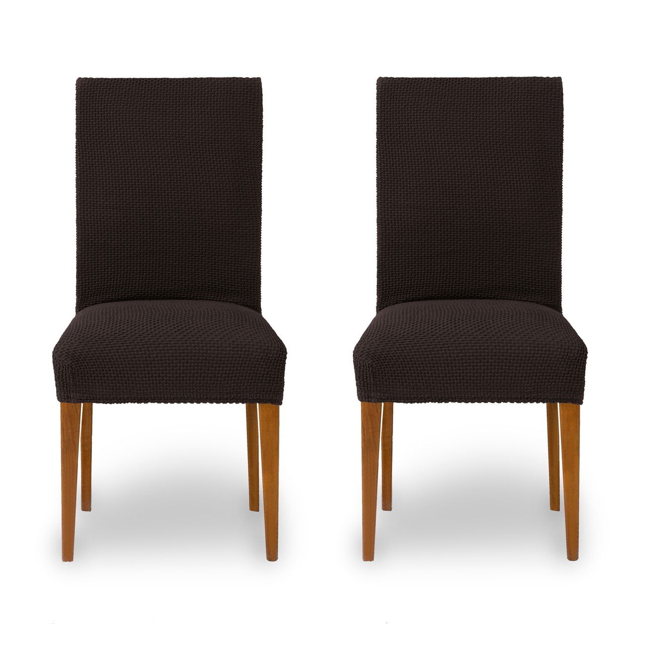 Pack de duas capas bi-elásticas com encosto para cadeira modelo Cora