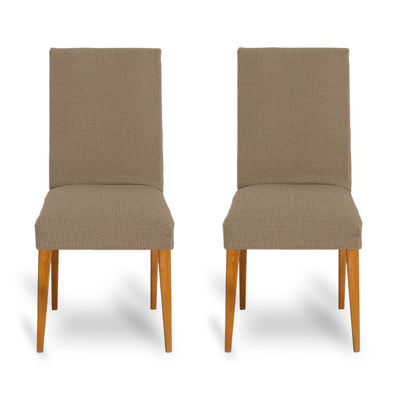 Pack de duas capas bi-elásticas com encosto para cadeira modelo Dorian
