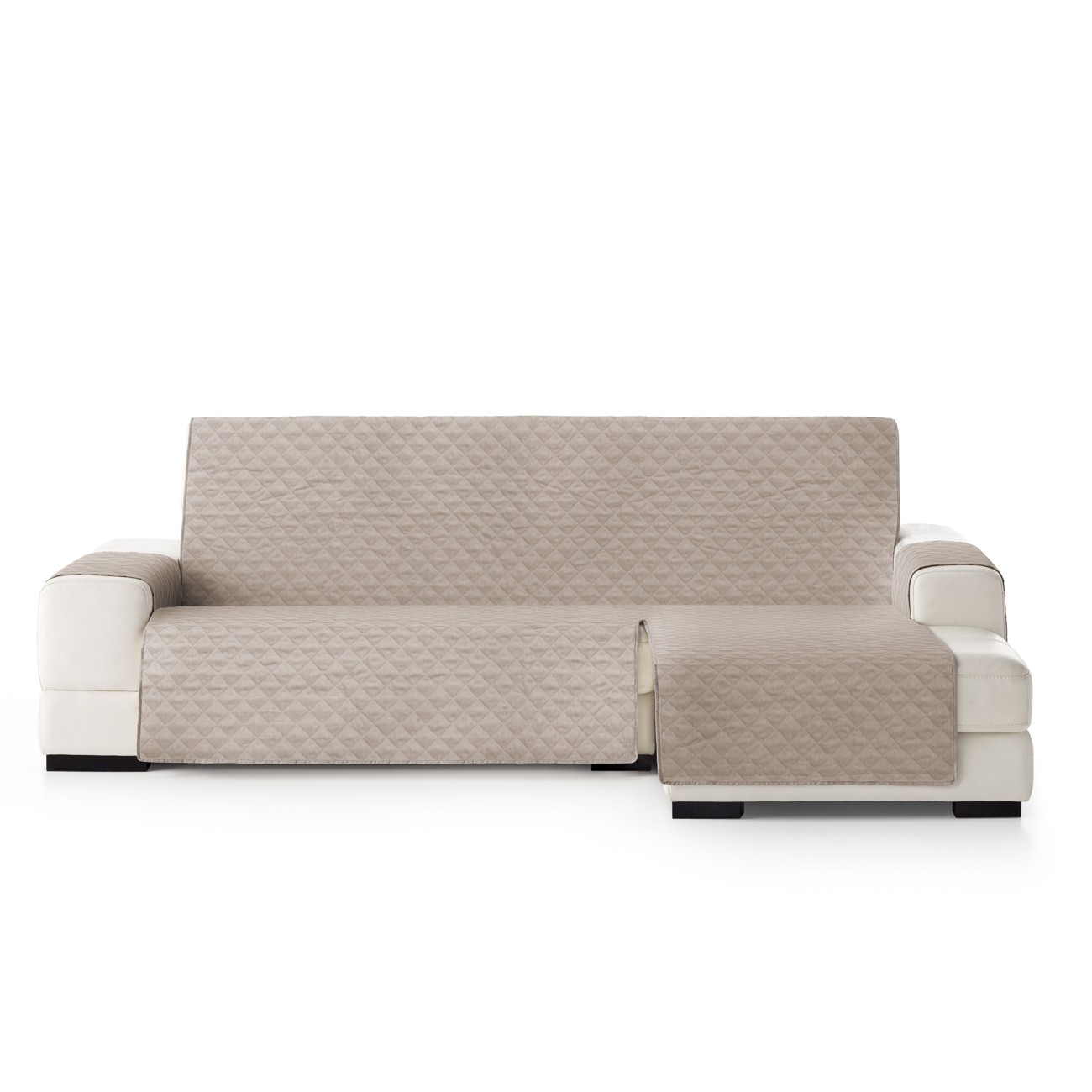 Capa almofadada modelo Cotton Quilt para Chaise Longue
