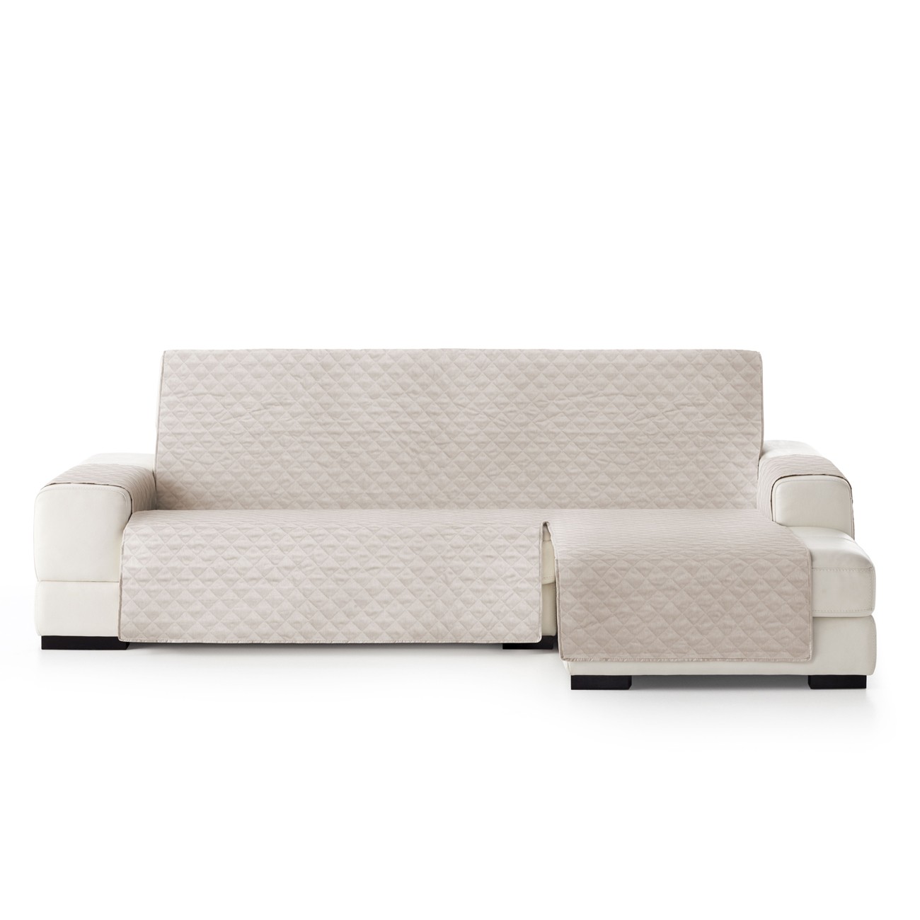 Capa almofadada modelo Cotton Quilt para Chaise Longue