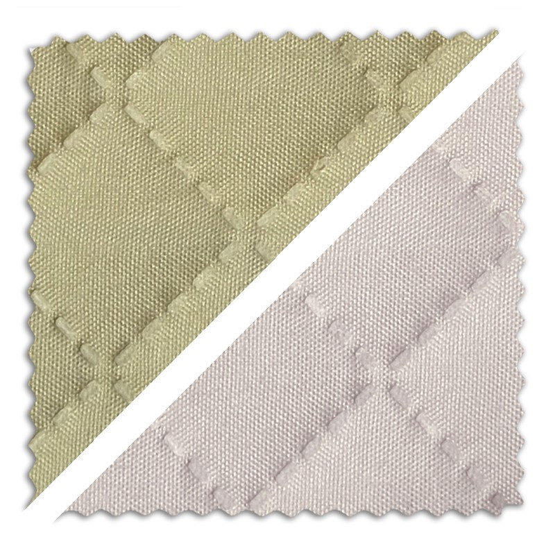 Tecido jacquard acolchoado reversível a metro, modelo Oslo