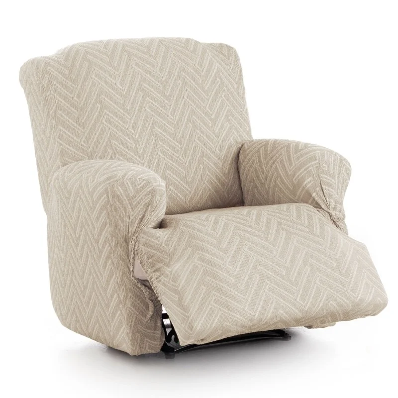 Capa elástica para poltrona reclinável modelo Argos com pés juntos Capa elástica para poltrona reclinável modelo Argos com pés juntos