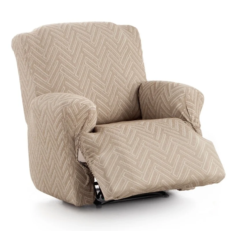 Capa elástica para poltrona reclinável modelo Argos com pés juntos Capa elástica para poltrona reclinável modelo Argos com pés juntos
