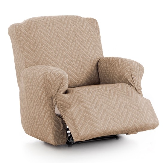 Capa elástica para poltrona reclinável modelo Argos com pés juntos