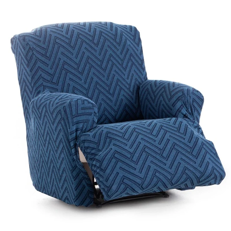 Capa elástica para poltrona reclinável modelo Argos com pés juntos Capa elástica para poltrona reclinável modelo Argos com pés juntos
