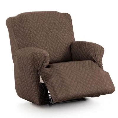 Capa elástica para poltrona reclinável modelo Argos com pés juntos