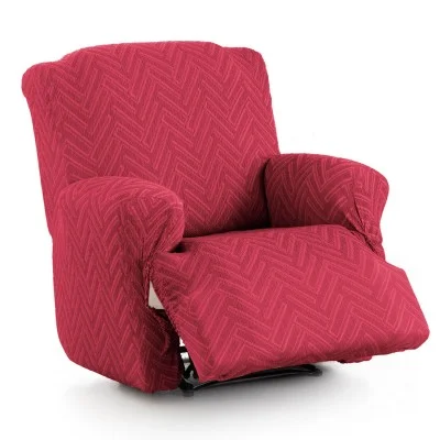 Capa elástica para poltrona reclinável modelo Argos com pés juntos