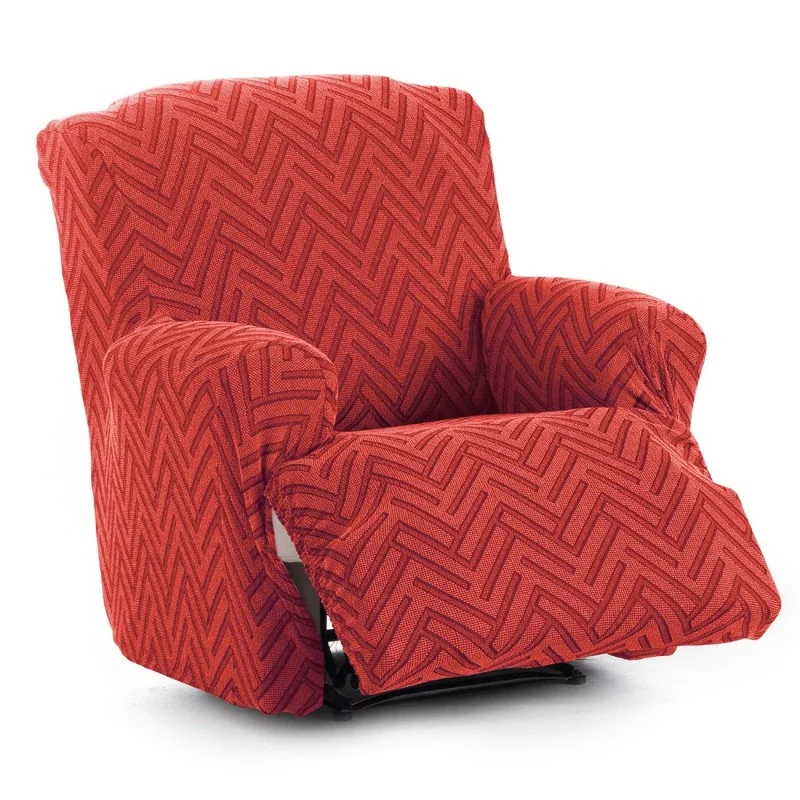 Capa elástica para poltrona reclinável modelo Argos com pés juntos Capa elástica para poltrona reclinável modelo Argos com pés juntos