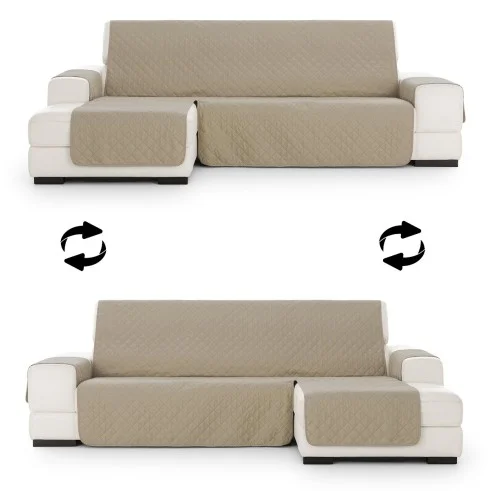 Cobre acolchoado para chaise longue Noruega | Antiderrapante e reversível
