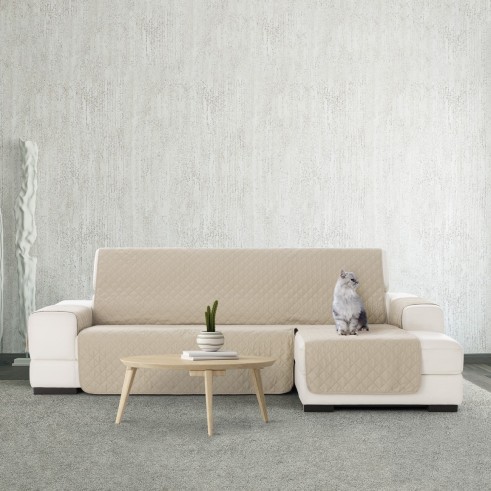 Cobre acolchoado para chaise longue Noruega | Antiderrapante e reversível