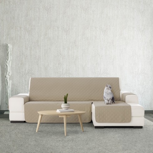 Cobre acolchoado para chaise longue Noruega | Antiderrapante e reversível