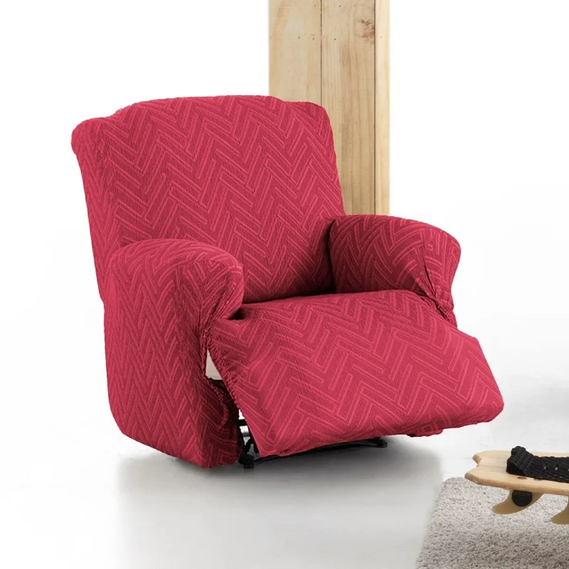 Capa elástica para poltrona reclinável modelo Argos com pés juntos Capa elástica para poltrona reclinável modelo Argos com pés juntos