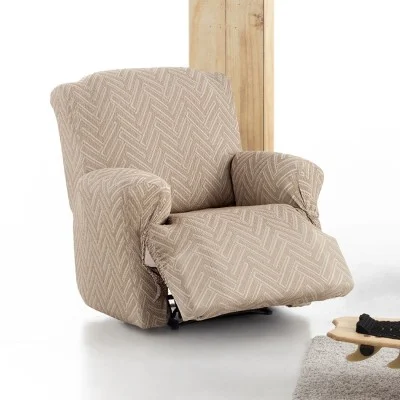 Capa elástica para poltrona reclinável modelo Argos com pés juntos