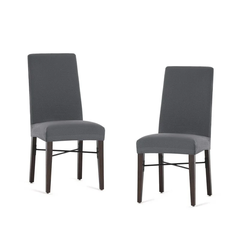 Pack com Duas Capas Bielásticas com Encosto para Cadeira Modelo Bronx – Renovação e Proteção Pack com Duas Capas Bielásticas com Encosto para Cadeira Modelo Bronx – Renovação e Proteção