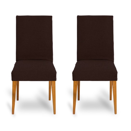 Pack de duas capas bi-elásticas com encosto para cadeira modelo Dorian