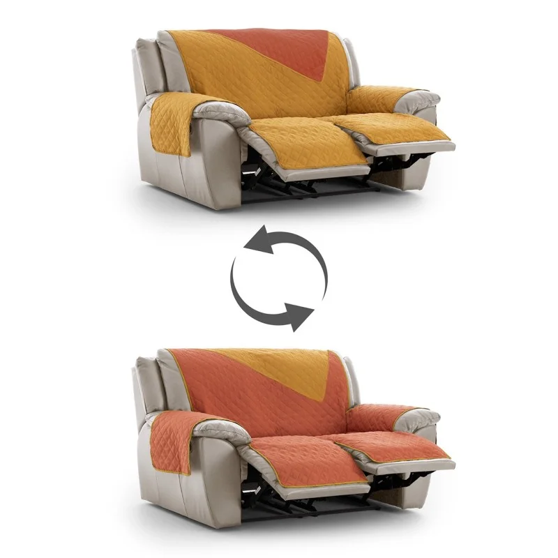 Capa almofadada modelo Noruega para sofá relax