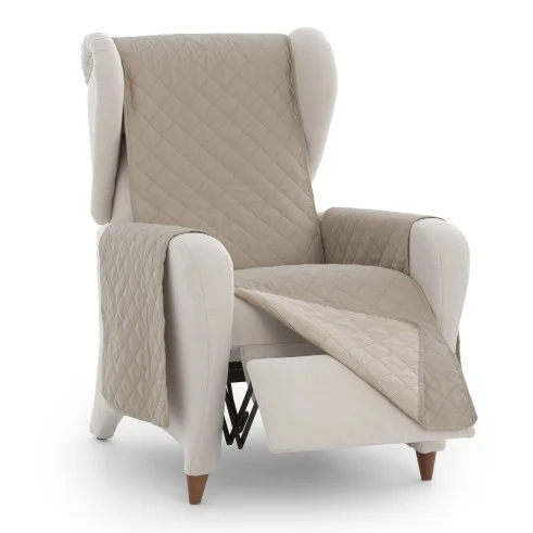 Capa acolchoada para poltrona relax Noruega | Conforto e reversibilidade híbrida
