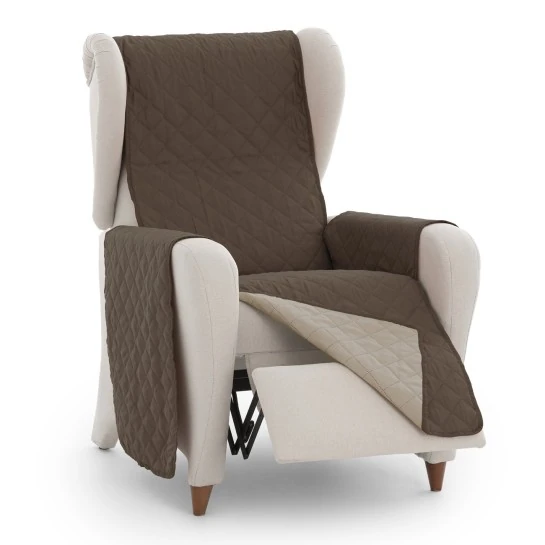 Capa almofadada modelo norueguês para poltrona relax.