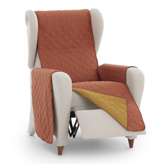 Capa almofadada modelo norueguês para poltrona relax.