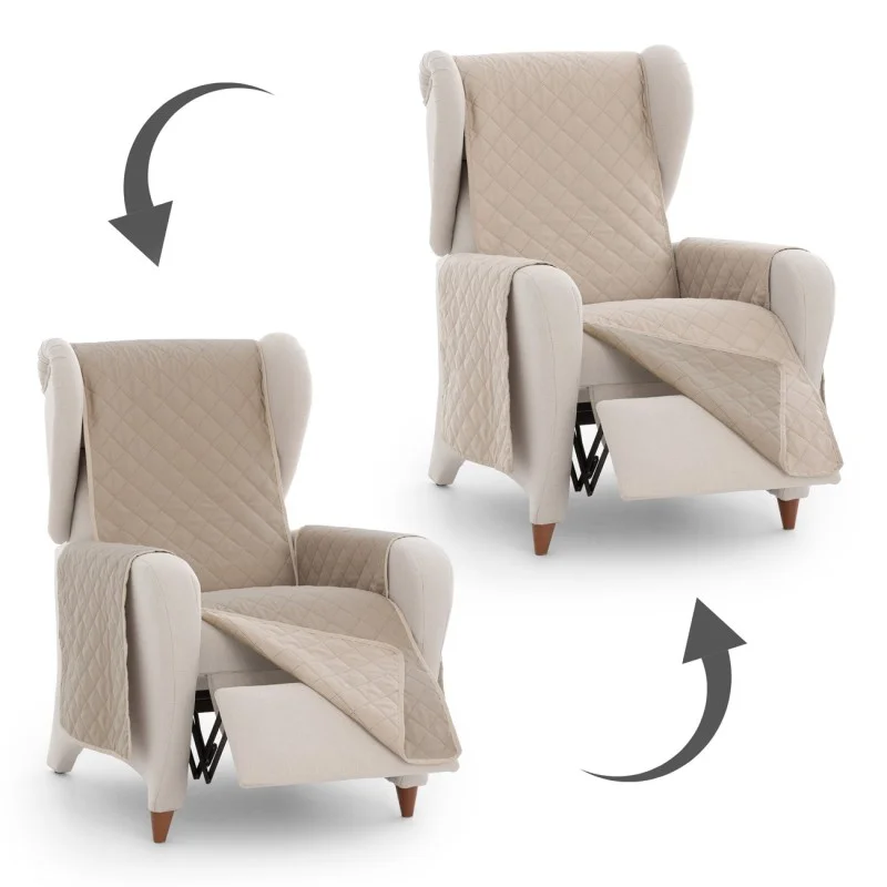 Capa acolchoada para poltrona relax Noruega | Conforto e reversibilidade híbrida Capa acolchoada para poltrona relax Noruega | Conforto e reversibilidade híbrida