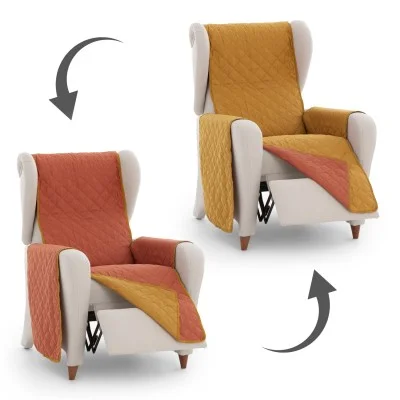 Capa almofadada modelo norueguês para poltrona relax.