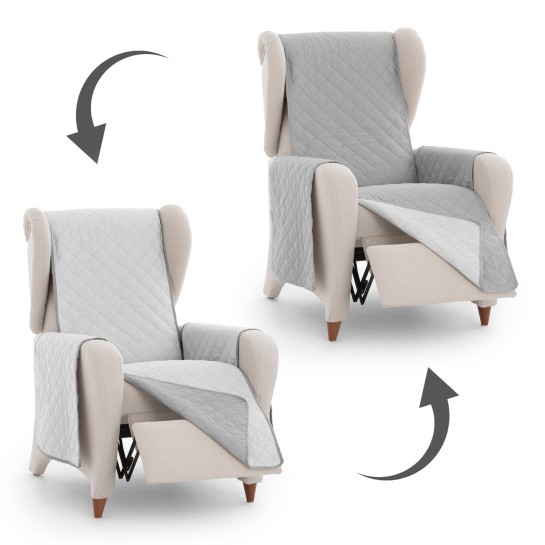 Capa almofadada modelo norueguês para poltrona relax.