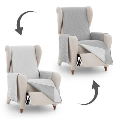 Capa almofadada modelo norueguês para poltrona relax.
