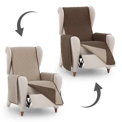 Capa almofadada modelo norueguês para poltrona relax.