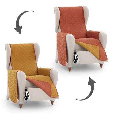 Capa almofadada modelo norueguês para poltrona relax.