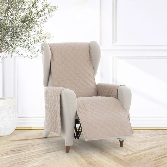 Capa acolchoada para poltrona relax Noruega | Conforto e reversibilidade híbrida