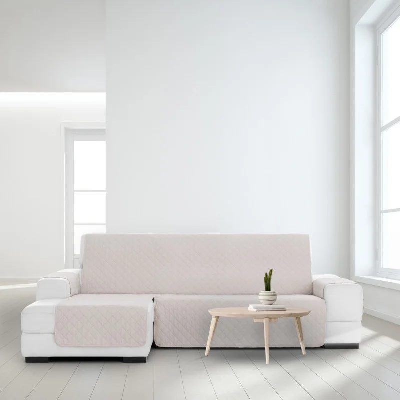 Capa Acolchoada Antiderrapante para Chaise Longue | Proteção e Conforto Capa Acolchoada Antiderrapante para Chaise Longue | Proteção e Conforto