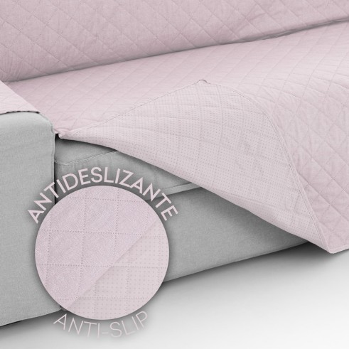 Capa acolchoada antiderrapante Montblanc para sofá | Proteção suave e estável