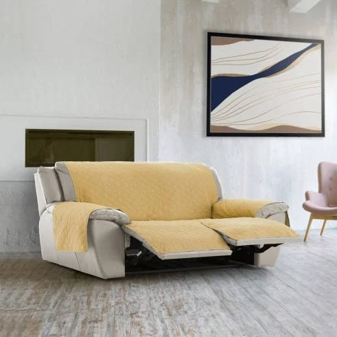 Capa acolchoada antiderrapante Montblanc para sofá relax | Conforto funcional e elegante