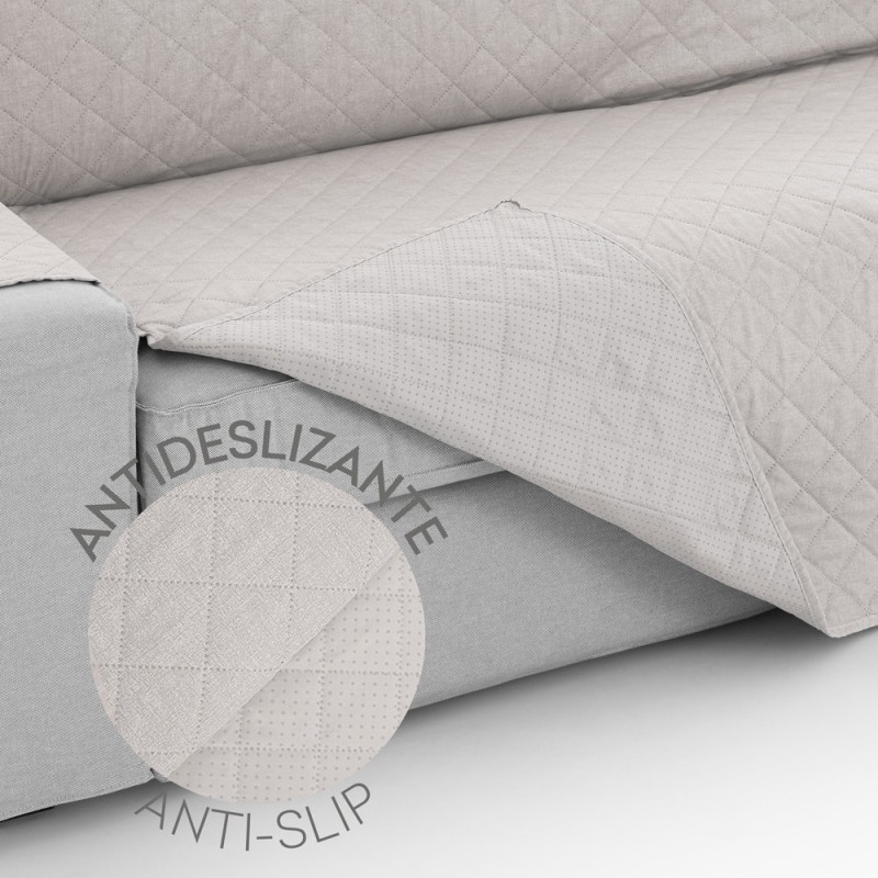 Capa acolchoada antiderrapante Montblanc para chaise longue relax | Feita sob medida com máximo conforto Capa acolchoada antiderrapante Montblanc para chaise longue relax | Feita sob medida com máximo conforto