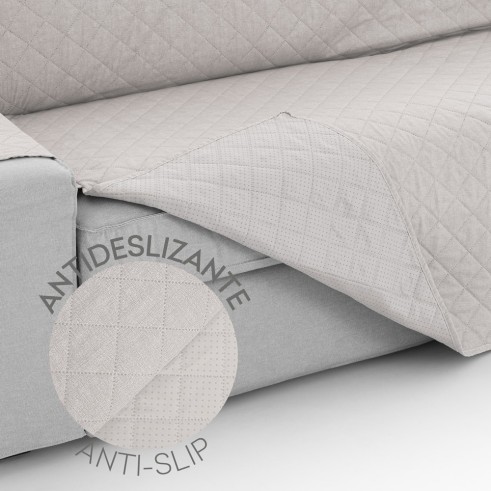Capa acolchoada antiderrapante Montblanc para chaise longue relax | Feita sob medida com máximo conforto