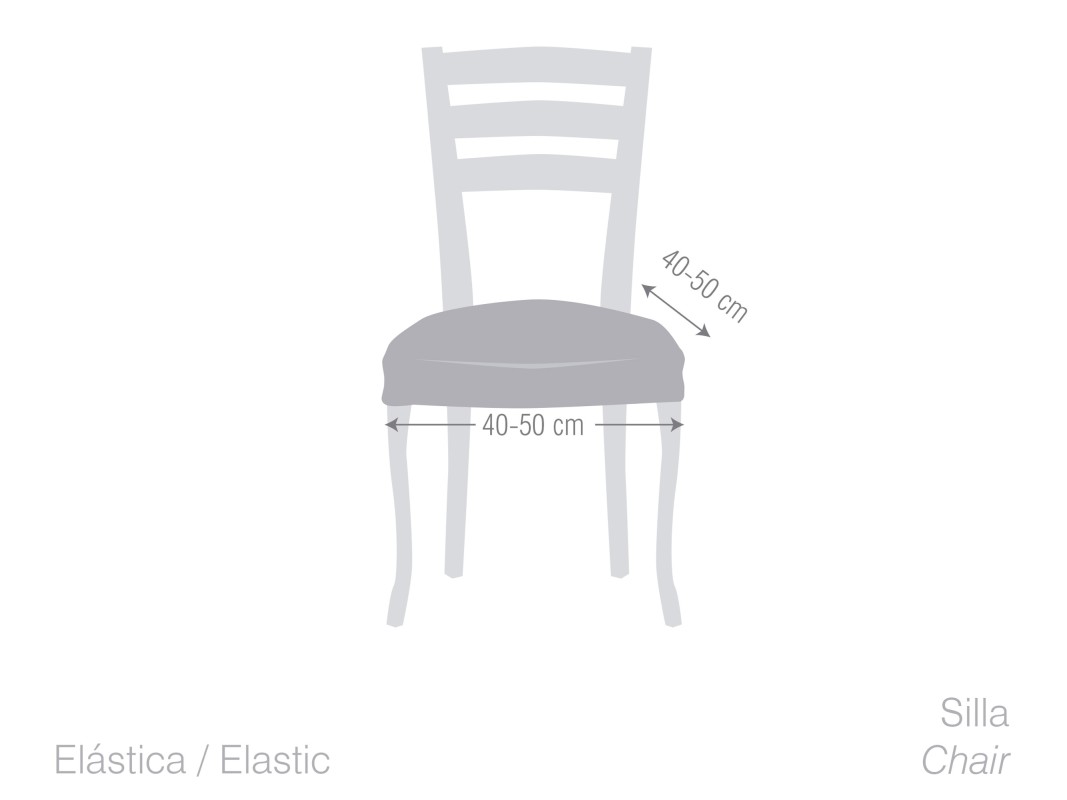 Pack de Capas para Cadeiras sem Encosto Argos – Proteção Diária Pack de Capas para Cadeiras sem Encosto Argos – Proteção Diária