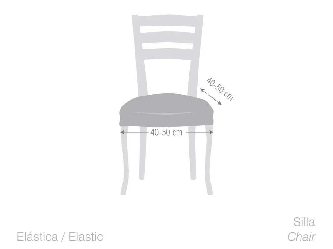 Pack de Capas para Cadeiras sem Encosto Argos – Proteção Diária Pack de Capas para Cadeiras sem Encosto Argos – Proteção Diária