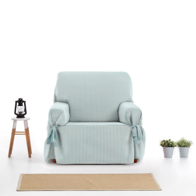 Capa de sofá com laços Calma | Estilo elegante e texturizado Capa de sofá com laços Calma | Estilo elegante e texturizado