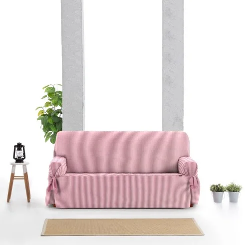 Capa de sofá com laços Calma | Estilo elegante e texturizado