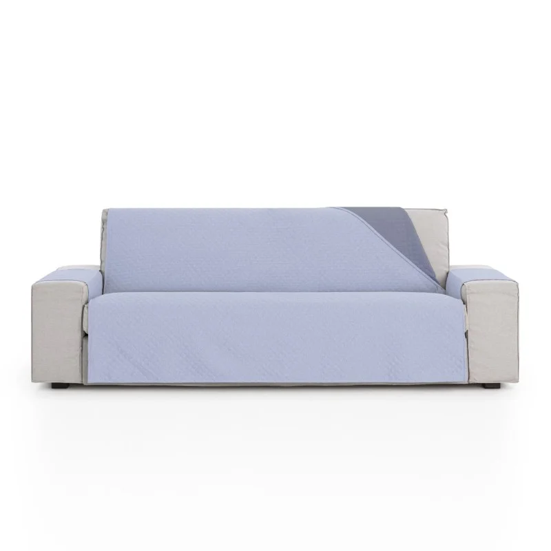 Capa cobre sofá Silver | Geometria acolchoada e versatilidade diária