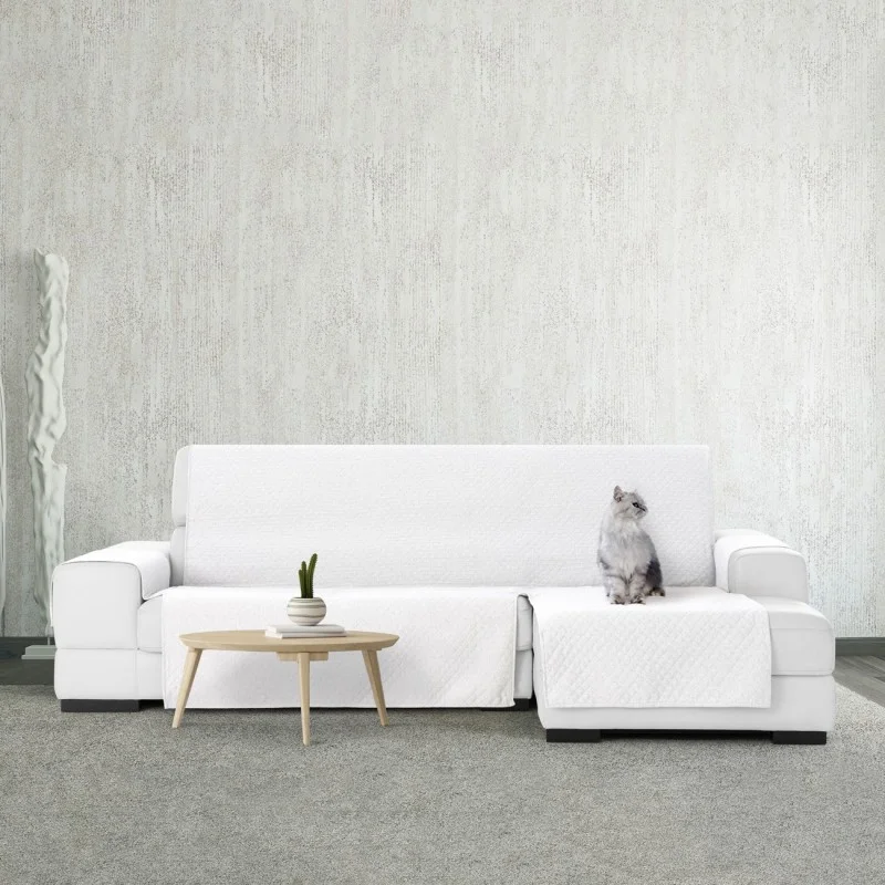 Capa cobre chaise longue Silver | Reversível e sofisticada para a tua sala Capa cobre chaise longue Silver | Reversível e sofisticada para a tua sala