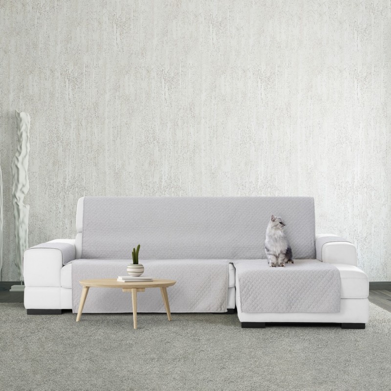 Capa cobre chaise longue Silver | Reversível e sofisticada para a tua sala Capa cobre chaise longue Silver | Reversível e sofisticada para a tua sala