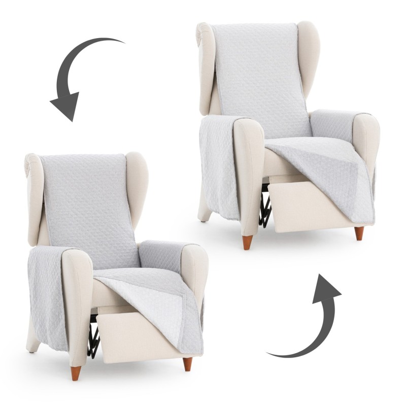 Capa cobre poltrona relax Silver | Proteção dupla com estilo atual Capa cobre poltrona relax Silver | Proteção dupla com estilo atual