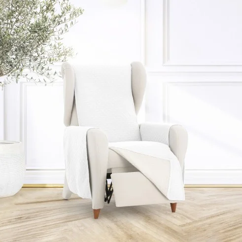 Capa cobre poltrona relax Silver | Proteção dupla com estilo atual