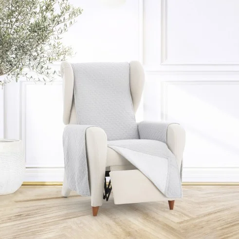 Capa cobre poltrona relax Silver | Proteção dupla com estilo atual