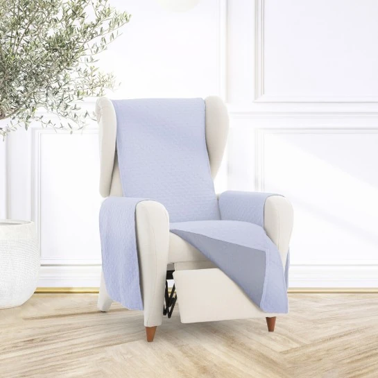 Capa cobre poltrona relax Silver | Proteção dupla com estilo atual