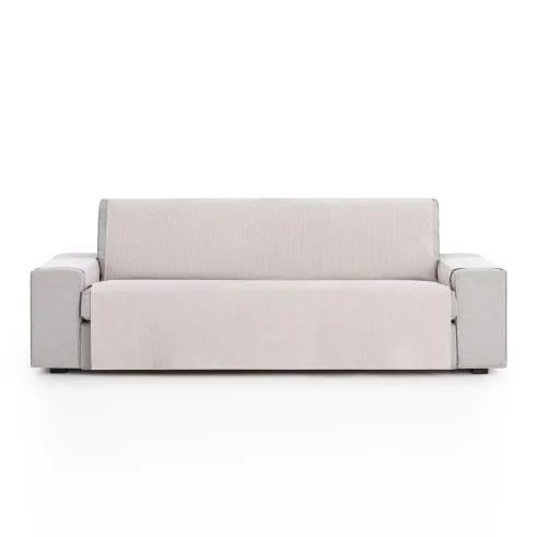 Capa cobre sofá Aqua | Estilo clássico com riscas visíveis