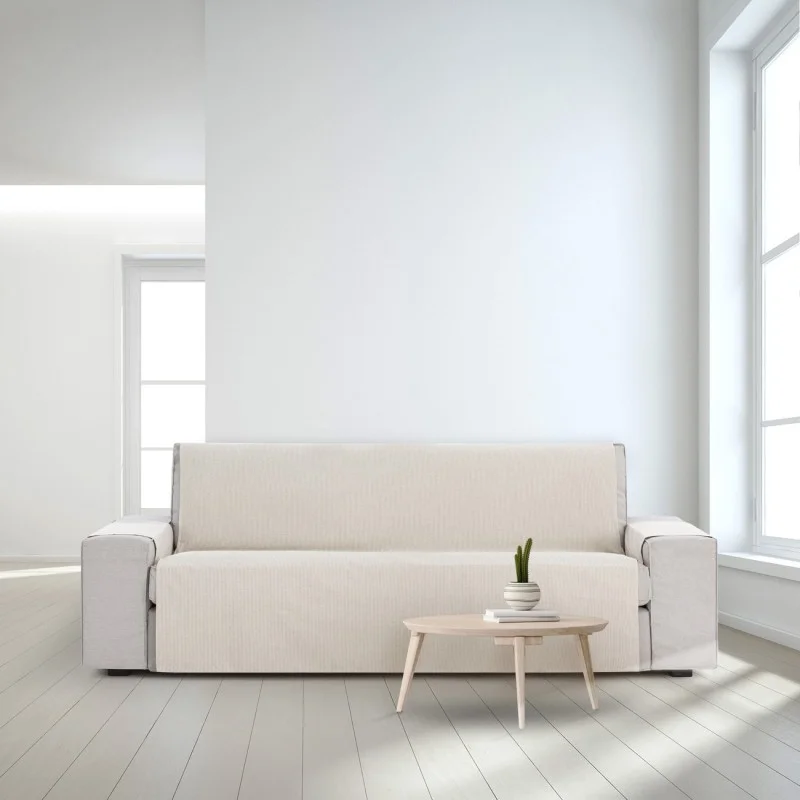 Capa cobre sofá Aqua | Estilo clássico com riscas visíveis Capa cobre sofá Aqua | Estilo clássico com riscas visíveis