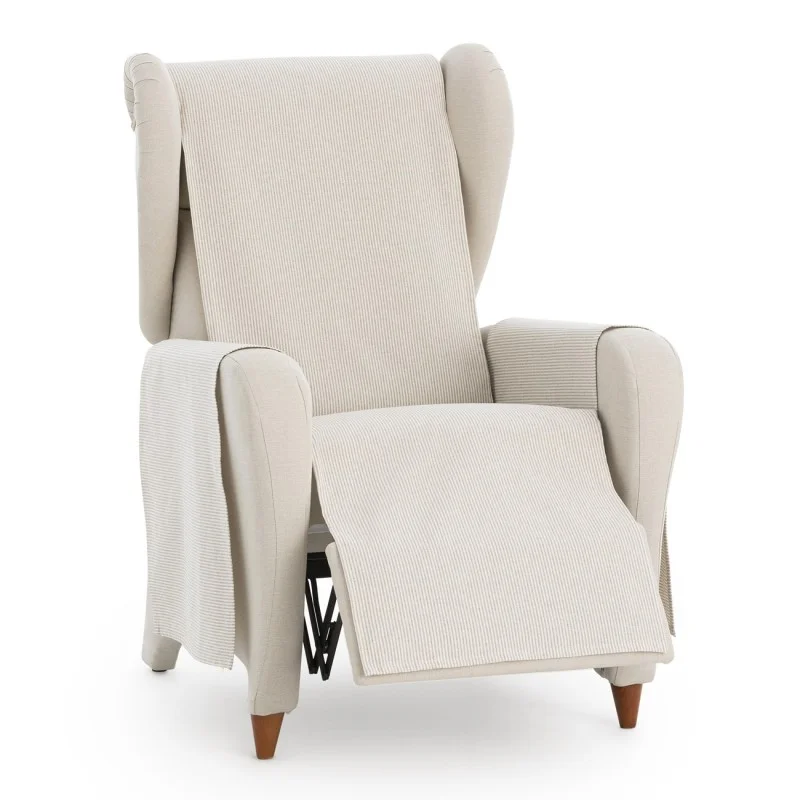 Capa cobre sofá Aqua | Estilo clássico com riscas visíveis Capa cobre sofá Aqua | Estilo clássico com riscas visíveis