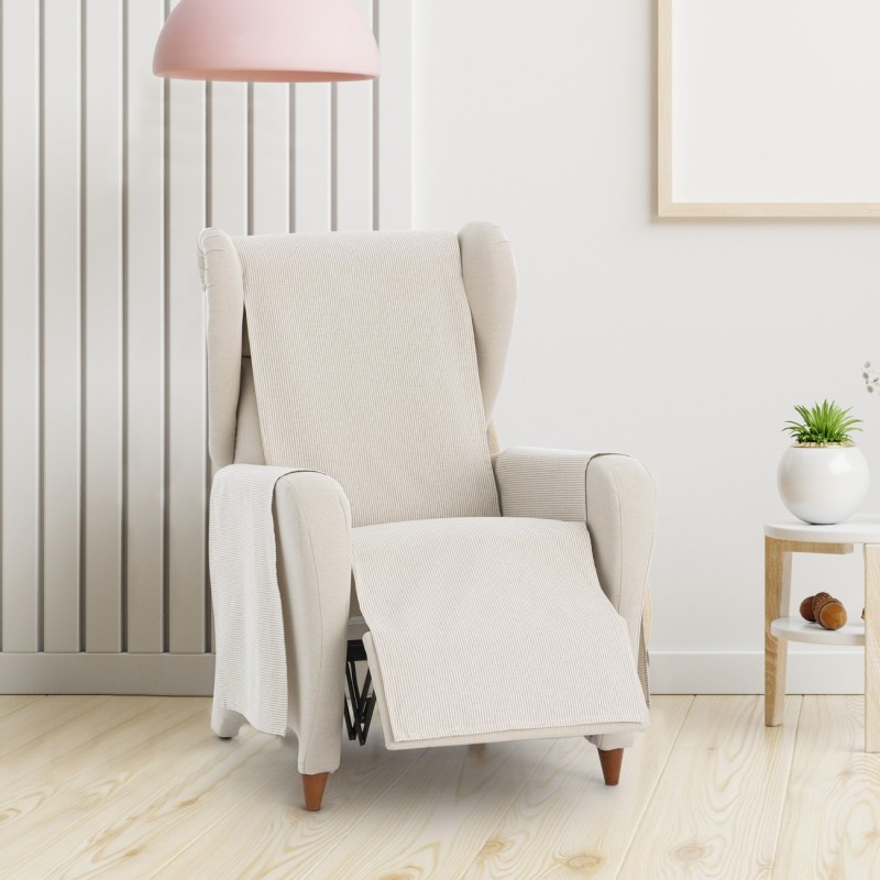Capa cobre sofá Aqua | Estilo clássico com riscas visíveis Capa cobre sofá Aqua | Estilo clássico com riscas visíveis